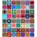 Downloadable Collage Sheet 1x1 Scrabble Tile Images KALEIDOSCOPE Sent to your email