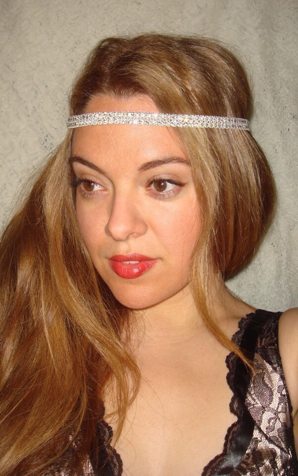 Rhinestone Headband Bridal Headband Weddings JEWEL