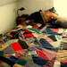 Fantastic Hand Made Thread Bare Crazy Quilt