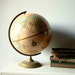 Shabby Old Library Globe