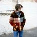 Vintage 1970s Pendleton Style Mens Wool Plaid Coat