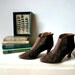 Edwardian Brown Suede Boots