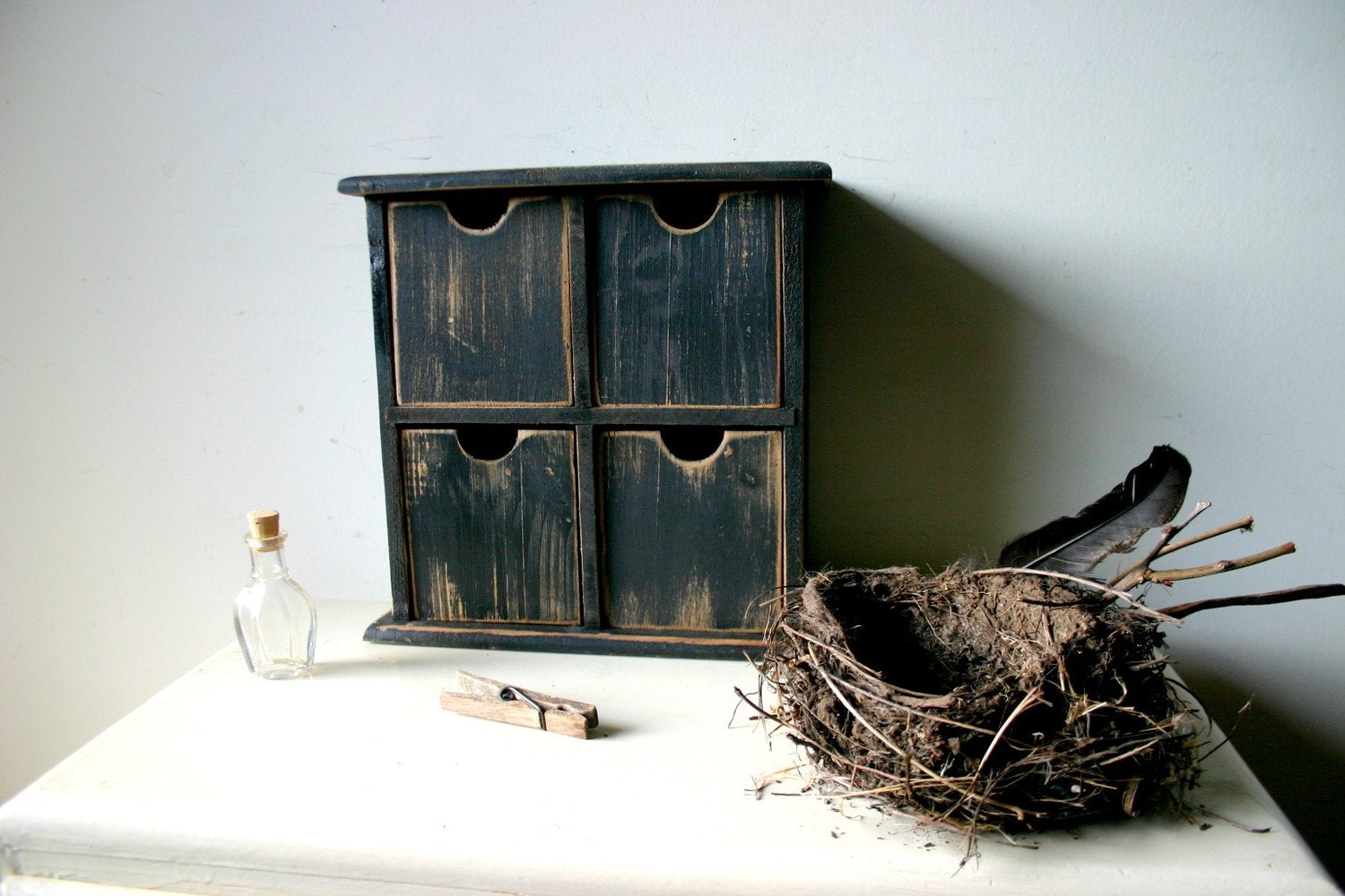 Rustic Wooden Apothecary Style Keepsake by PsychicCeremonies