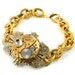 Steampunk Antique Watch Gold Bracelet
