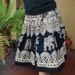 Boho Hippie Chick very ,very full 80"around Elephant Skirt -Gray-Black -girls -fits many sizes