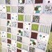 All Star 2 Baby Rag Quilt in Green, Brown and Blue