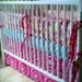 reserved for nounces Garden Kumari Bedding with flannel blanket , bumper set, fitted sheet and crib skirt