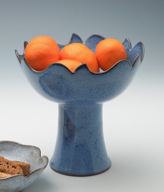 Sky Blue 'Wave' Centerpiece by adventuresinclay on Etsy