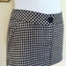 SALE Mod Super Mini Houndstooth Skirt