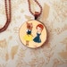 Dear Friends Glass Tile Pendant