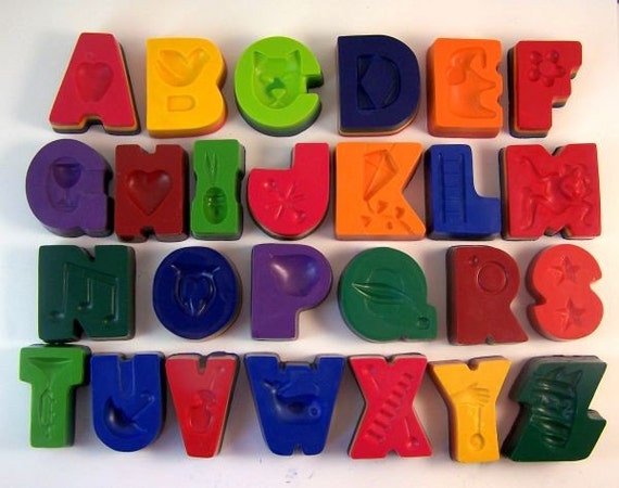 Name in Rainbow Alphabet Crayons 5 Letters