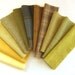 Hand Dyed and Felted Wool Fabric in Shades of Gold and Yellow Number 2740