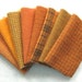 Hand Dyed Felted Wool in a Beautiful Collection Orange Tones a Perfect Rug Hooking and Applique Wool 2809