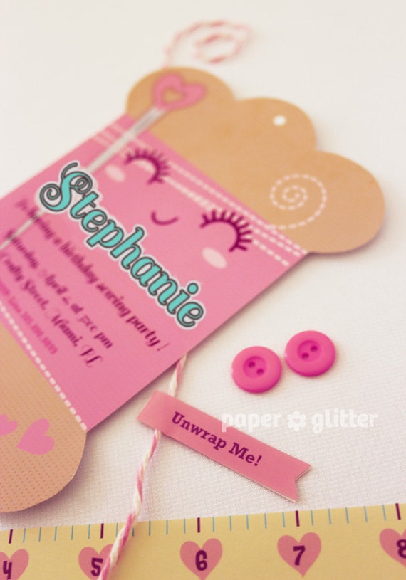 Sewing Party Invitations 8