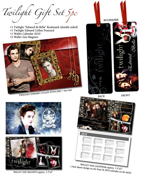 TWILIGHT Saga New Moon Gift Set Twilight Calendar Twilight