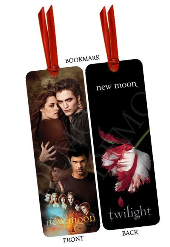 10 twilight saga new moon bookmarks edward cullen jacob