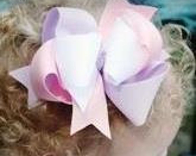 Citrus Cooler M2M m2mg Hair Bow for Gymboree Girls Triple Layers and Loops