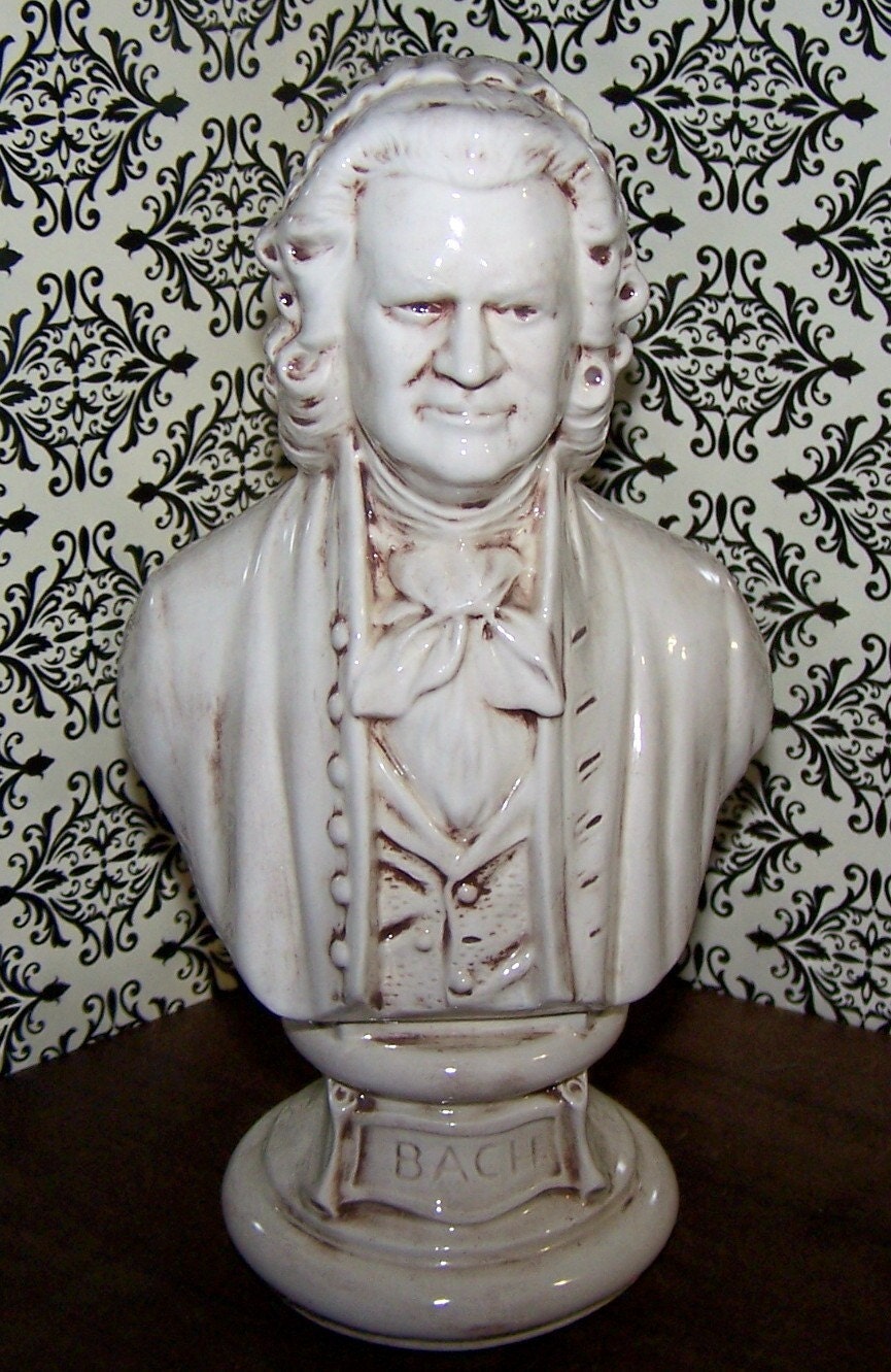 Bust of Bach Reserved Listing for kineticanne until May 31st