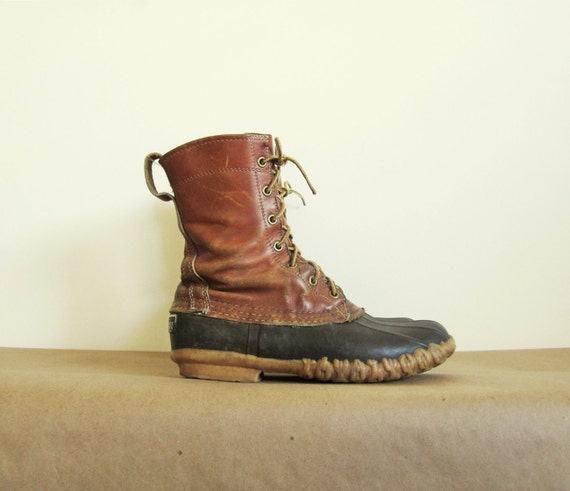 Vintage 1950s L.L. Bean Maine Hunting boots by TheVintagerie