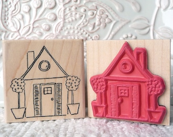 Little House rubber stamp from oldislandstamps