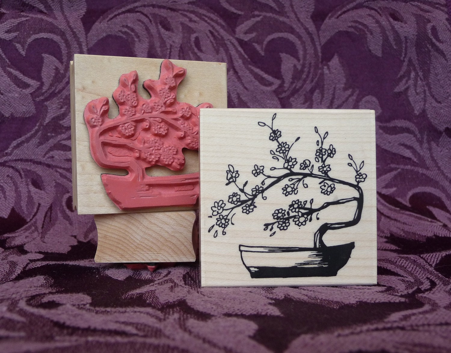 Bonsai rubber stamp from oldislandstamps
