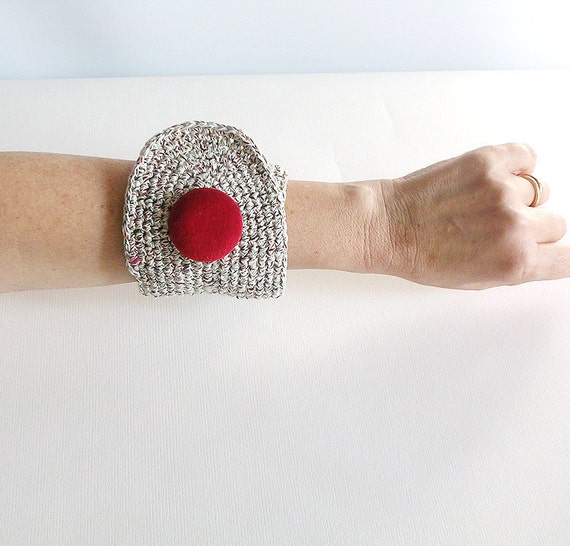 Crochet Bracelet Wrist Cuff