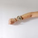 Beige Cuff with Silver and Gold Spots