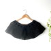 Black Capelet with Gold Accents