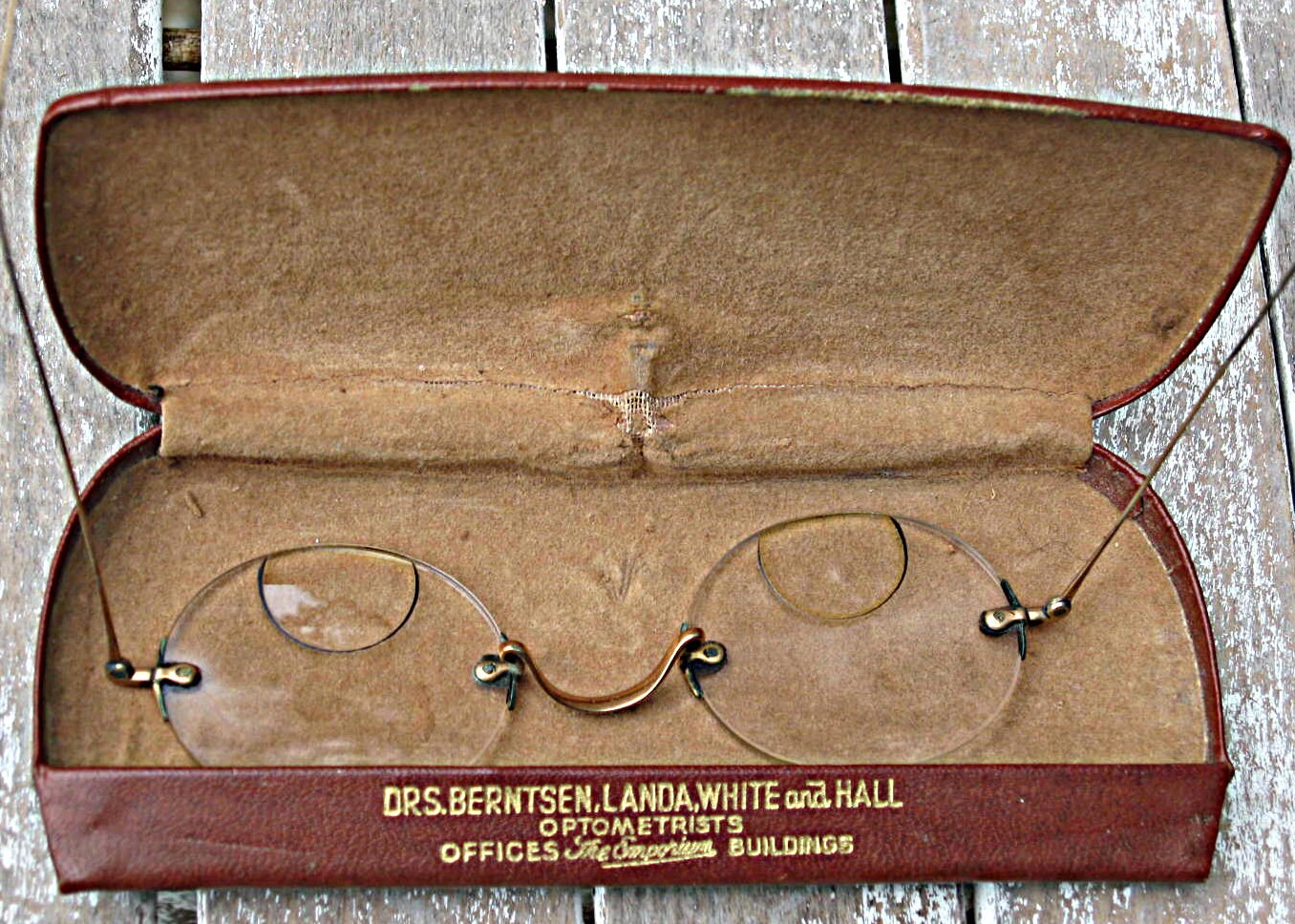 Antique eyeglasses/bifocals 1800's Emporium Dept. store