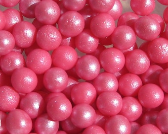 Fondant pearls (6mm) 500 ORCHID PINK