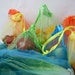 12 Giant set tropical sunset reusable produce bags