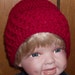 red beanie 0 to 3 months