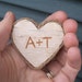 Personalize - Birch Heart Pin\/ Boutonniere