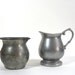 Small Pewter Pitchers Vintage Vase Grey Instant Collection