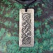 Chasing Hounds Celtic Pendant, Stainless Steel Etched - Protection, Loyalty