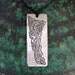 Celtic Hound Pendant - Stainless Steel Etched - Loyalty, Protection