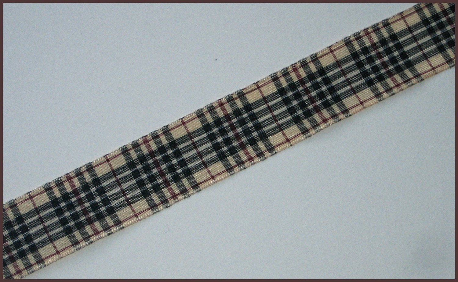 Classic Burberry Plaid Inspired Ribbon 5 Yards