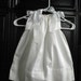 White Pillowcase Dress with White Ribbon - you choose the size 6m to 5T