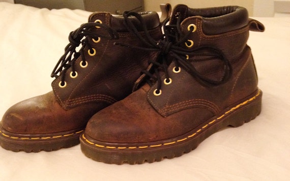 brown doc boots
