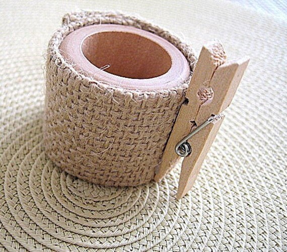 Items similar to Place Card Holder Napkin Rings with Burlap - set of ...