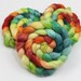 Merino/ Silk/ Alpaca Roving - Handpainted Spinning Fiber