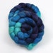 Camel/ Merino Wool/ Cultivated Silk Roving (40/40/20) - Handpainted Spinning Fiber