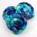 Australian Merino Wool Roving - 15.5 Micron - Handpainted Fiber for Spinning or Felting