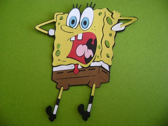 Sponge Bob Die Cut Embellishment Cricut