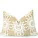 Pillow Cover - Decorative Pillow - Lumbar Pillow - Throw Pillow - Doily Design - Jacquard - 12x18 in - Lace