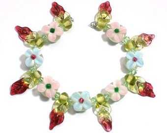 Handmade Lampwork Bead Set - Kiln Annealed BB56