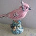 Vintage Figurine Stangl Bird Cardinal