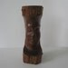 Vintage Candle Holder Tiki Wooden Hawaiian Votive