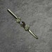 80 Silver Chrome Crystal Chandelier Prism Bowtie Conectors Clips - SET of 80