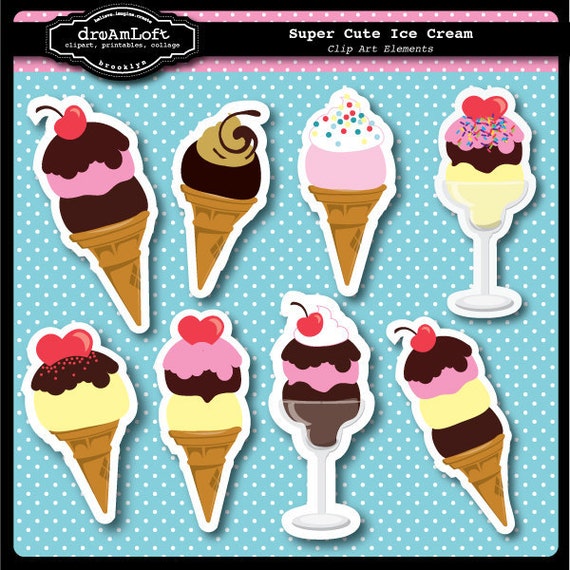 cute ice cream clipart - photo #5